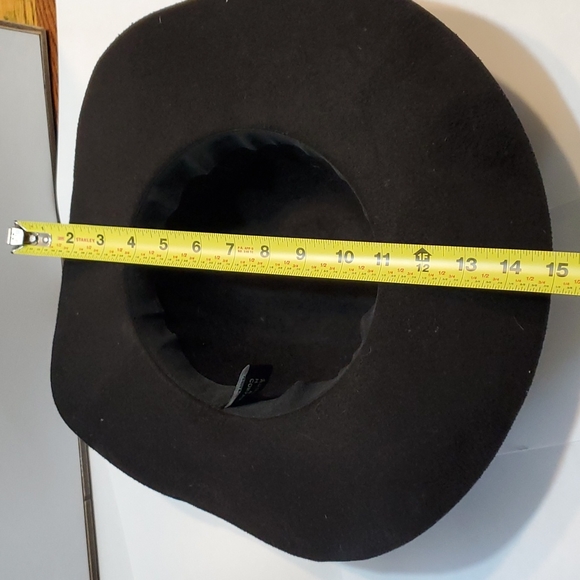 August Hat Company Black Wide Brim Floppy Hat - Picture 4 of 6